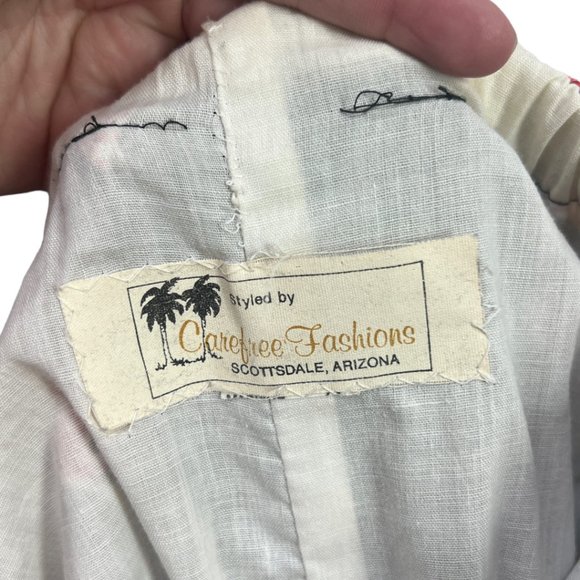 VTG 70's Care Free Fashions Multi Patterned Maxi Skirt - Picture 6 of 7